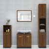 vidaXL Armario de baño madera contrachapada roble marrón 30x30x95 cm