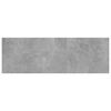 vidaXL Estante estanter&iacute;a 4uds contrachapada gris hormig&oacute;n 60x20x1,5cm