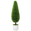 vidaXL Pino Artificial Verde 24 x 24 x 90 cm Pl&aacute;stico