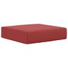 vidaXL Coj&iacute;n de asiento de exterior Rojo vino tinto 40 x 40 x 8 cm