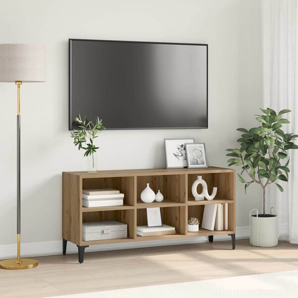vidaXL Conjunto de mueble de TV Marr&oacute;n 69,5 x 30 x 50 cm