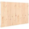 vidaXL Cabecero de cama de pared madera maciza de pino 166x3x110 cm