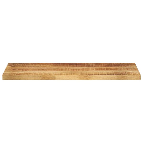 vidaXL Tablero mesa rectangular madera maciza mango rugosa 80x30x3,8cm