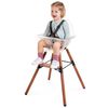CHILDHOME Trona 2 en 1 con tope delantero Evolu 2 transparente