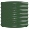 vidaXL Jardinera arriate acero galvanizado verde 224x40x36 cm