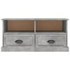 vidaXL Mueble de TV madera contrachapada gris hormig&oacute;n 93x35,5x45 cm