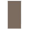 vidaXL Estor enrollable opaco 64,4x120 cm, ancho de tela 60 cm, color caf&eacute;