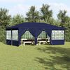 vidaXL Carpa de Fiesta Azul 600 x 400 x 266 cm Polietileno