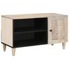 vidaXL Unidades de TV con estante 80 x 33 x 46 cm Madera contrachapada