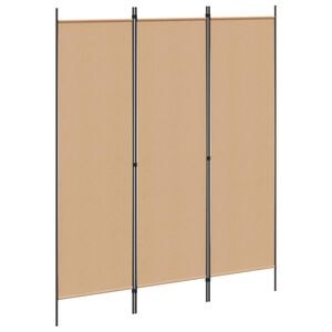 vidaXL Biombo divisor de 3 paneles blanco 150x180 cm