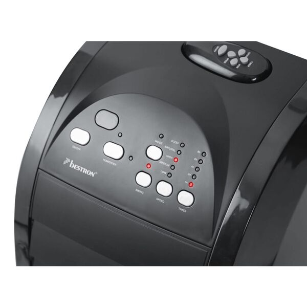 Brestron Enfriador de aire port&aacute;til 4,5 L AAC5000 70 W negro