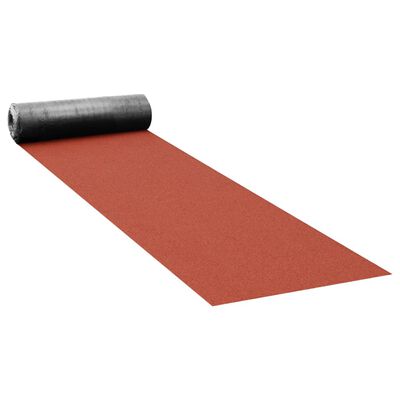 vidaXL Fieltro de betún para techo 1 rollo 2,5 ㎡ rojo