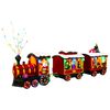 vidaXL Tren de Navidad SALO 51 x 9,5 x 24,5 cm Resin Multicolour