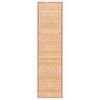 vidaXL Alfombra de bambú marrón 80x300 cm