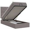 vidaXL Cama otomana con colch&oacute;n con cabecera Topo 90 x 200 cm Tela