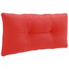 vidaXL Coj&iacute;n de respaldo PUTTEN 100% Poli&eacute;ster Rojo 70 x 40 x 10 cm