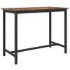 vidaXL Mesa Roble Ahumado 100 x 50 x 76,5 cm