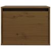 vidaXL Armario de pared madera maciza de pino marr&oacute;n miel 45x30x35 cm