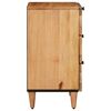 vidaXL Armario de Noche Natural 50 x 33 x 62 cm Madera de mango maciza