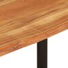 vidaXL Mesa de comedor de madera maciza de acacia 154x80x76 cm