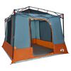 vidaXL Tienda interior Gris y naranja 290 x 288 x 234 cm tafetán