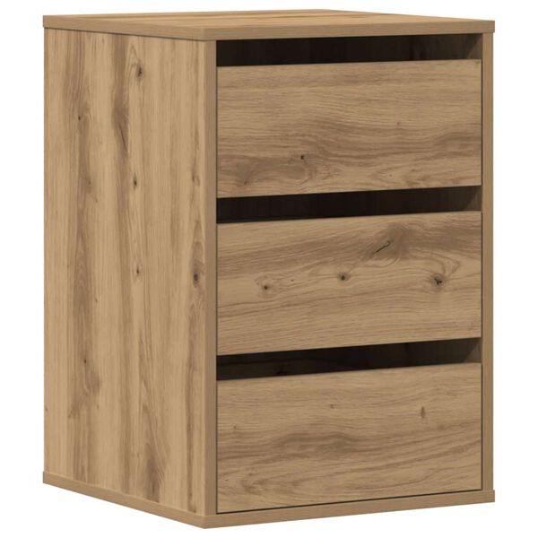 vidaXL Cómoda de esquina madera de ingeniería blanco 40x41x58 cm