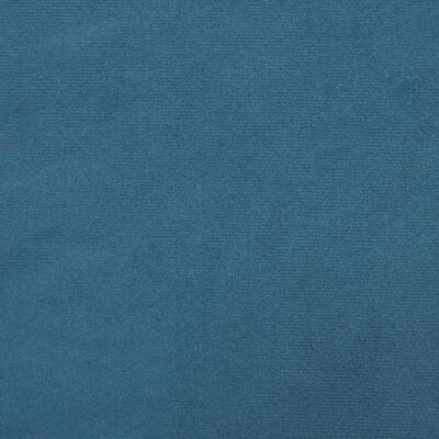 vidaXL Reposapiés de terciopelo azul 60x50x41 cm