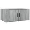 vidaXL Mesa de centro madera contrachapada gris Sonoma 80x50x36 cm
