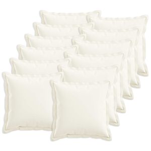 vidaXL Funda de almohada 12 uds. HOUTEN Blanco 40 x 40 cm