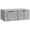 vidaXL Mueble para TV de pared Gris Sonoma 78,5 x 41 x 30 cm