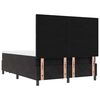 vidaXL Cama tipo Box Spring con colch&oacute;n Negro 140 x 190 cm Terciopelo