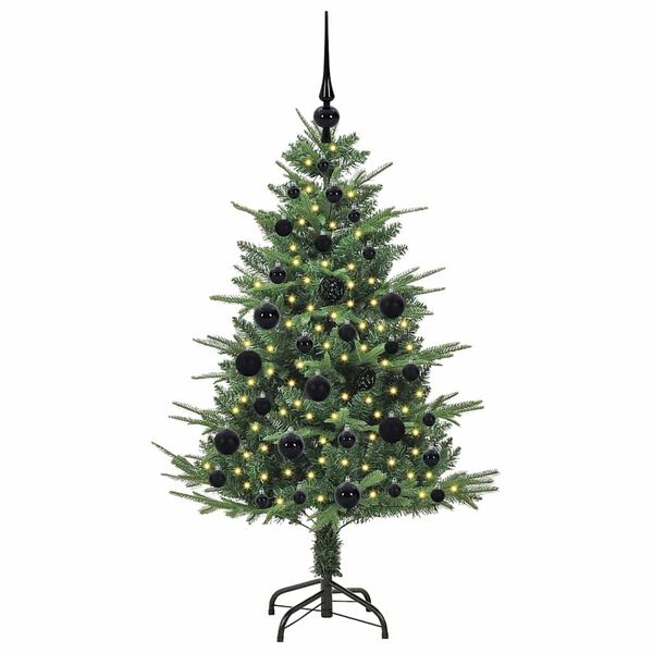 vidaXL &Aacute;rbol de Navidad artificial preiluminado con juego de bolas