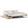 vidaXL Estructura de cama sin colch&oacute;n madera maciza de pino 180x200 cm