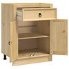 vidaXL Armario SKI Marr&oacute;n Miel 60 x 46 x 81,5 cm Madera de pino macizo