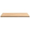 vidaXL Encimera de cocina rectangular madera maciza roble