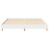 vidaXL Cama sin colch&oacute;n blanca 180x200 cm madera de ingenier&iacute;a
