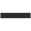 vidaXL Alfombra rectangular bamb&uacute; negro 70x400 cm