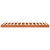 vidaXL Estructura de cama sin colchón madera maciza marrón 120x190 cm