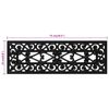 vidaXL Alfombrillas de escalera de goma 10 uds goma 25x75 cm