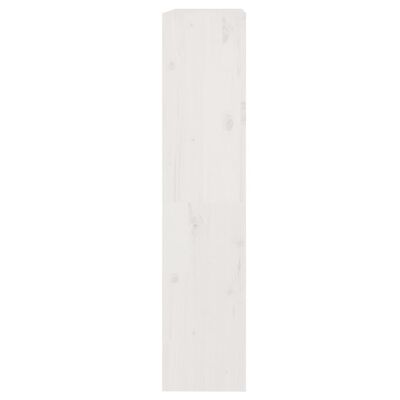 vidaXL Estantería/divisor de espacios madera pino blanco 80x30x135,5cm