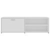 vidaXL Mueble para TV madera contrachapada blanco 120x34x37 cm