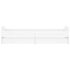 vidaXL Estructura de cama con cajones blanco 100x200 cm