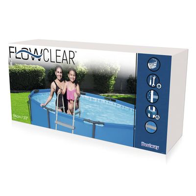 Bestway Escalera de seguridad para piscina 4 peldaños Flowclear 122 cm