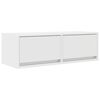 vidaXL Muebles de TV 2 uds Blanco 80x31x25,5 cm Madera de ingenier&iacute;a