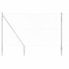 vidaXL Valla de eslabones con picos 10 x 1,6 m Acero Galvanizado Malla