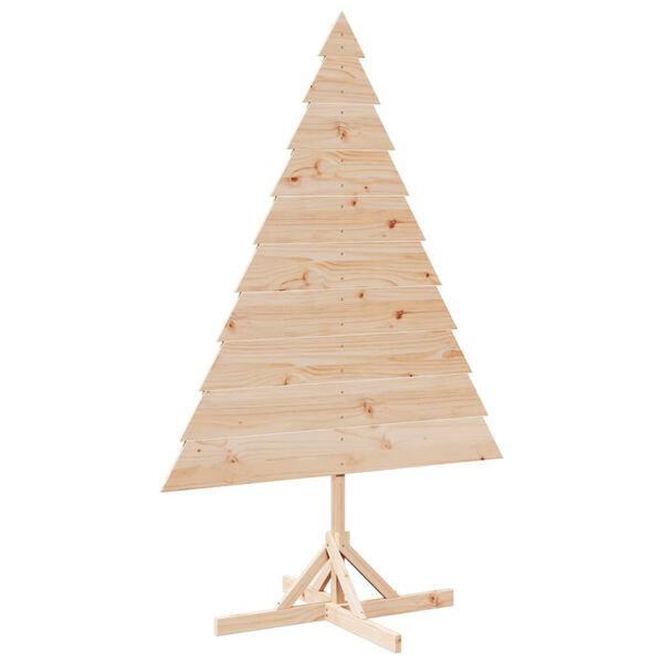 vidaXL &Aacute;rbol de Navidad de adorno madera maciza 180 cm