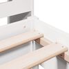 vidaXL Cama con estanter&iacute;a sin colch&oacute;n madera maciza de pino 90x190 cm