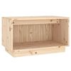 vidaXL Mueble de TV de madera maciza de pino 60x35x35 cm