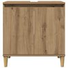 vidaXL Mueble de lavabo madera de ingeniería roble artisan 58x33x60 cm