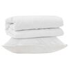 vidaXL Juego de Edred&oacute;n con almohada 2 uds. Microfibra